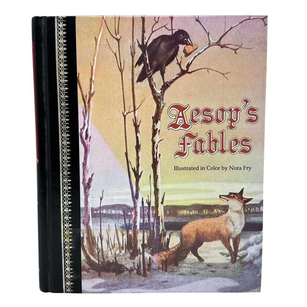 Aesop's Fables Illustrated Nora Fry Hardcover 1989 Childrens Classics Stories